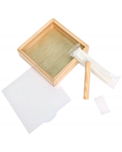 Μαγικό ξύλινο αποτυπωτικό κουτί,Baby Art - Pure box, οργανικός πηλός - 2