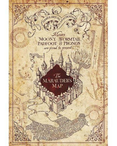 Maxi αφίσα    GB eye Movies: Harry Potter - Marauder's Map - 1