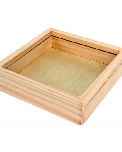Μαγικό ξύλινο αποτυπωτικό κουτί,Baby Art - Pure box, οργανικός πηλός - 3