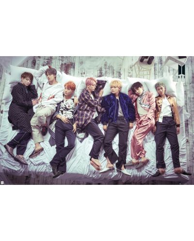 Μεγάλη αφίσα GB eye Music: BTS - Group Bed - 1
