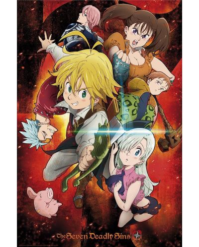 Maxi αφίσα  GB eye Animation: The Seven Deadly Sins - Characters - 1