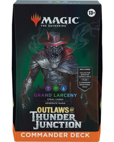 Magic the Gathering: Outlaws of Thunder Junction Commander Deck - Grand Larceny - 1