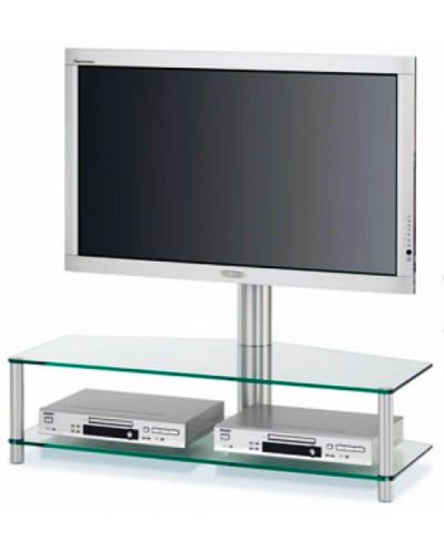 Τραπέζι για σύστημα ήχου και βίντεο Spectral - PL 150, ασημί - 1