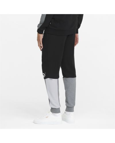 Ανδρικό αθλητικό παντελόνι Puma - Essentials+ Block , μαύρο/γκρι - 5