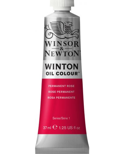 Λαδομπογιά  Winsor & Newton Winton - Permanent Rose, 37 ml	 - 1