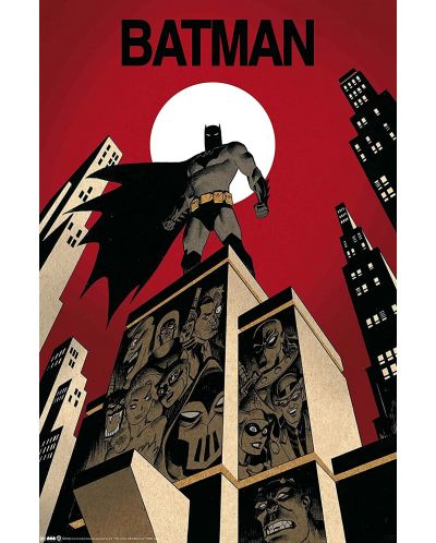 Μεγάλη αφίσα ABYstyle DC Comics: Batman - Batman - 1