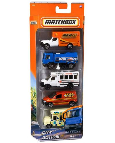 Παιδικό παιχνίδι Mattel Matchbox - Σετ 5 αυτοκινητάκια. ποικιλία - 6