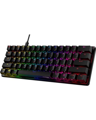 Μηχανικό πληκτρολόγιο HyperX - Alloy Origins 60, RGB, μαύρο - 4