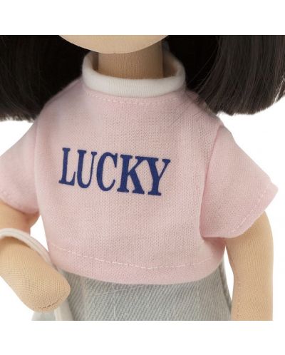 Απαλή κούκλα Orange Toys Sweet Sisters - Lilu με φαρδύ τζιν, 32 cm - 5