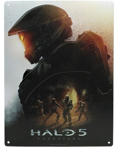 Μεταλλικό πόστερ ABYstyle Games: Halo - Master Chief - 1
