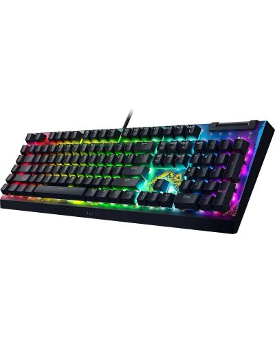 Μηχανικό πληκτρολόγιο Razer - BlackWidow V4 X Fortnite Ed., Yellow Switch, μπλε/μαύρο - 2