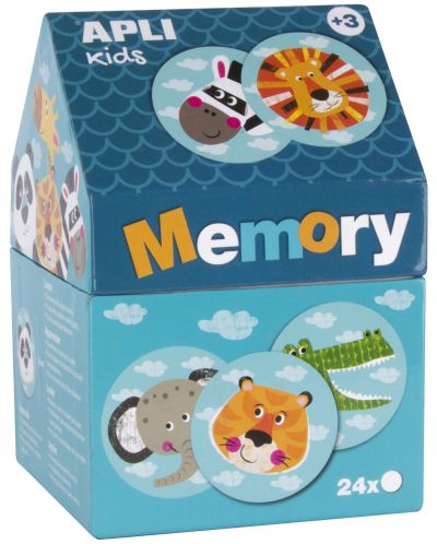 Παιχνίδι μνήμης APLI Kids - Ζώα σε σπιτάκι - 1