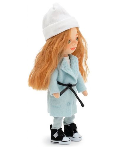 Απαλή κούκλα Orange Toys Sweet Sisters - Sunny με μέντα παλτό, 32 εκ - 3