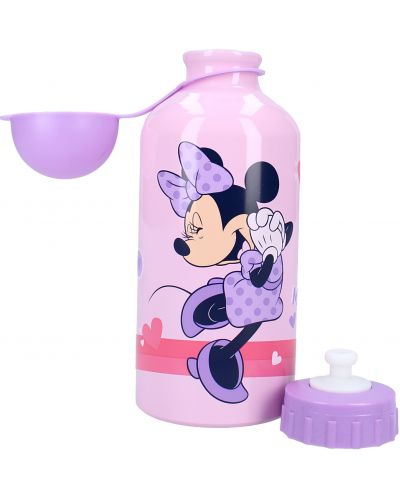 Μπουκάλι αλουμινίου Vadobag Let's Eat - Minnie Mouse, 500 ml - 2