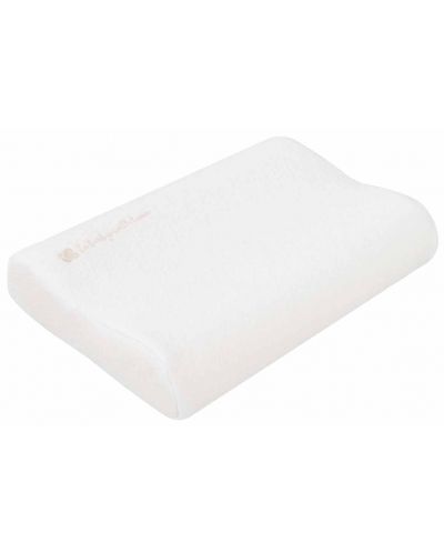 Εργονομικό αεριζόμενο μαξιλάρι memory KikkaBoo - Airknit, λευκό - 1