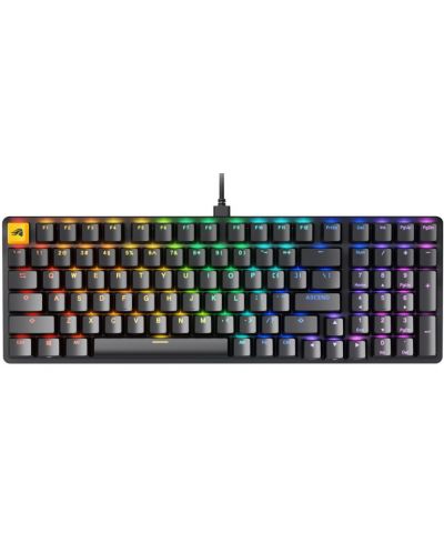 Μηχανικό πληκτρολόγιο Glorious - GMMK 2 Full-Size, Fox, RGB, μαύρο - 1