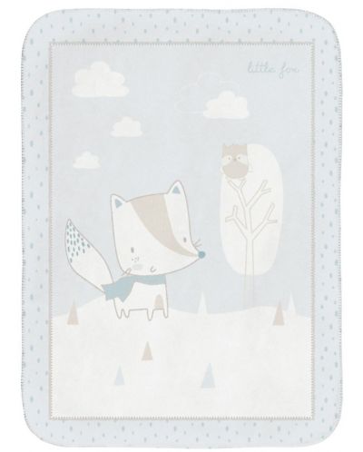 Μαλακή παιδική κουβέρτα Kikkaboo - Little Fox, 110 х 140 cm - 1