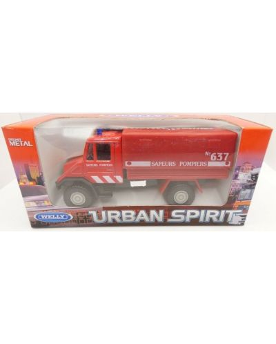 Μεταλλικό φορτηγό Welly Urban Spirit - Πυροσβεστική, 1:34 - 3
