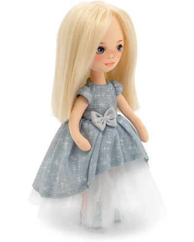 Απαλή κούκλα Orange Toys Sweet Sisters - Η Mia με γαλάζιο φόρεμα, 32 εκ - 4
