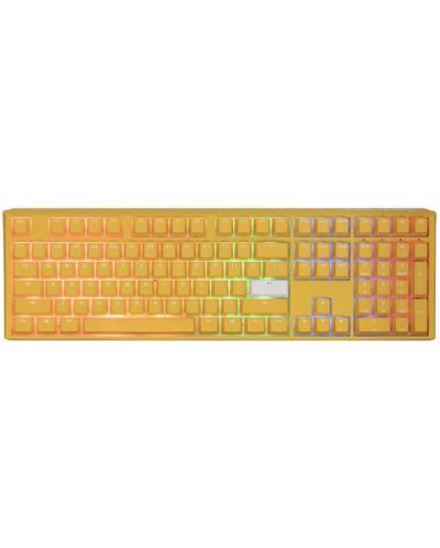 Μηχανικό πληκτρολόγιο Ducky - One 3 Yellow, MX Clear, κίτρινο - 1