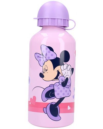 Μπουκάλι αλουμινίου Vadobag Let's Eat - Minnie Mouse, 500 ml - 1