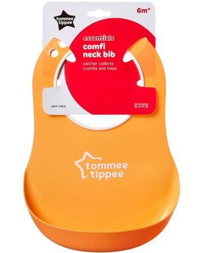 Μαλακή σαλιάρα Tommee Tippee - Comfi Neck, πορτοκαλί - 4