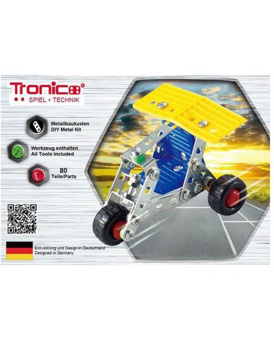 Μεταλλικός κατασκευαστής Tronico - Ασημί σειρά, οχήματα,ποικιλία - 2