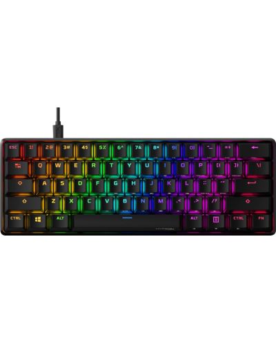 Μηχανικό πληκτρολόγιο HyperX - Alloy Origins 60, RGB, μαύρο - 1