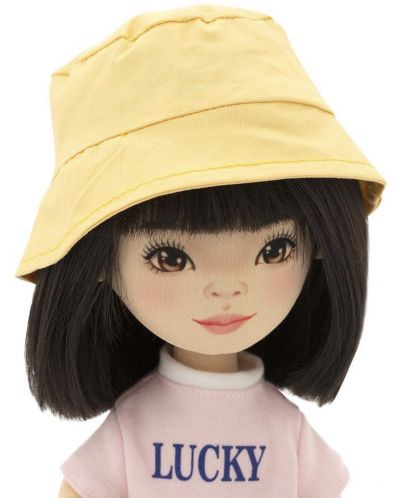 Απαλή κούκλα Orange Toys Sweet Sisters - Lilu με φαρδύ τζιν, 32 cm - 4