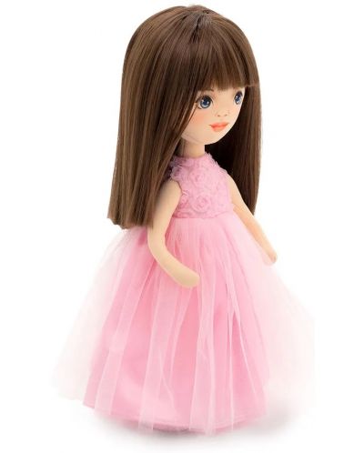 Απαλή κούκλα Orange Toys Sweet Sisters - Sophie με ροζ τριαντάφυλλο φόρεμα, 32 cm - 4