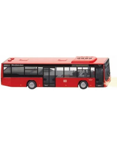 Μεταλλικό λεωφορείο Siku -Με μπαταρία ιόντων λιθίου, κόκκινο - 2