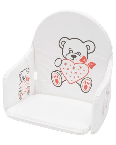 Μαλακό μαξιλαράκι για ξύλινη καρέκλα φαγητού New Baby - Αρκούδα - 1