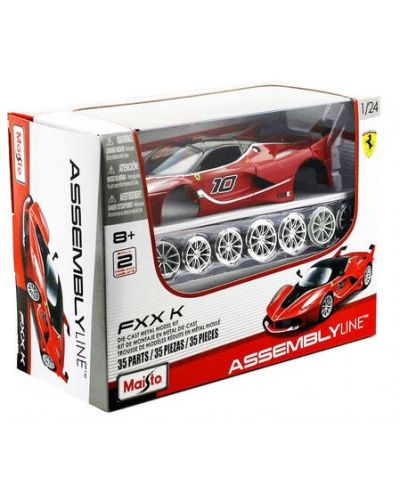 Μεταλλικό αυτοκίνητο συναρμολόγησης  Maisto Assembly Line - Ferrari FXX K, 1:24 - 2