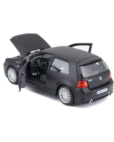 Μεταλλικό αυτοκίνητο Maisto Special Edition - Volkswagen Golf R32, μαύρο, 1:24 - 4