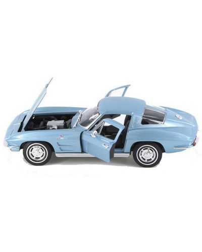 Μεταλλικό αυτοκίνητο  Welly - Chevrolet Corvette, 1:24,μπλε - 2