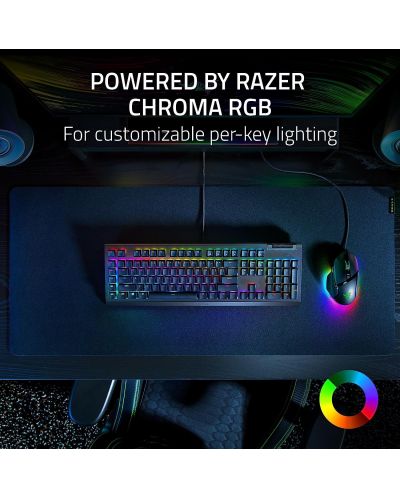 Μηχανικό πληκτρολόγιο Razer - BlackWidow V4 X, Green, RGB, μαύρο - 6