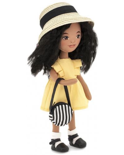 Απαλή κούκλα Orange Toys Sweet Sisters - Η Τίνα με κίτρινο φόρεμα, 32 εκ - 2