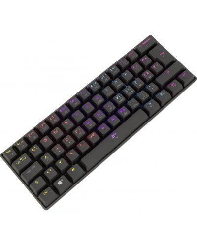 Μηχανικό πληκτρολόγιο White Shark - SHINOBI, Blue Switches, LED, μαύρο - 3