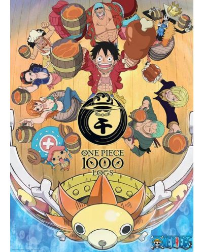 Μίνι αφίσα GB eye Animation: One Piece - 1000 Logs Cheers - 1