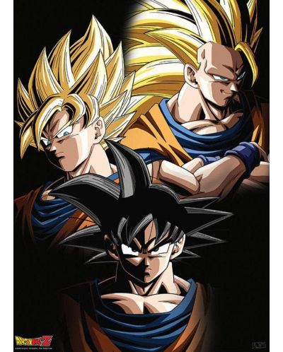  Μίνι αφίσα GB eye Animation: Dragon Ball Z - Goku Transformations - 1