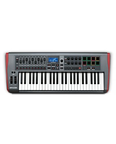 Controller MIDI Novation - Impulse 49, γκρί - 1
