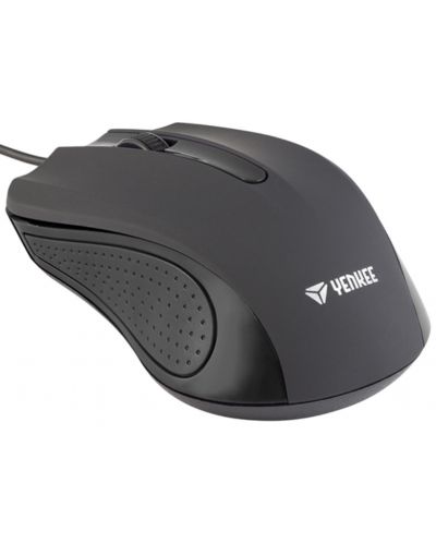 Ποντίκι Yenkee - 1015BK, оοπτικό, μαύρο - 2