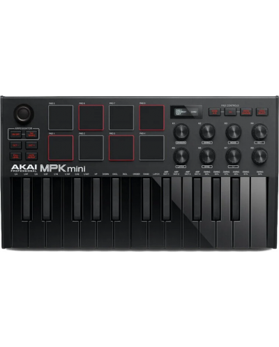 MIDI controller Akai Professional - MPK Mini 3, μαύρο - 1