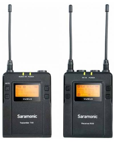 Μικρόφωνο Saramonic -  UwMic9 Kit1 UHF, ασύρματο, μαύρο - 1