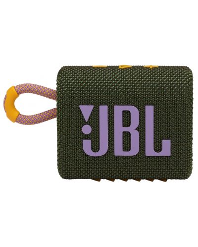 Mini ηχείο JBL - Go 3, πράσινο - 3