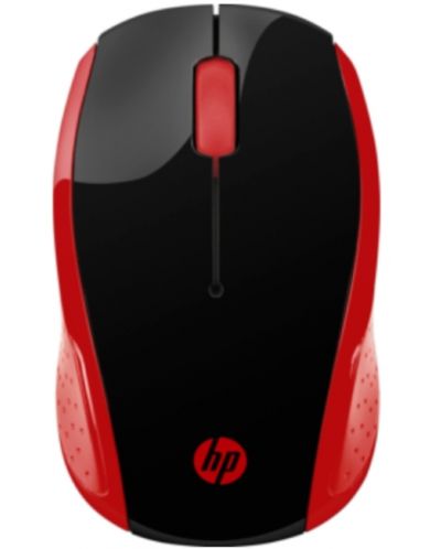 Ποντίκι HP - 200 Emprs, οπτικό, ασύρματο, κόκκινο/μαύρο - 1