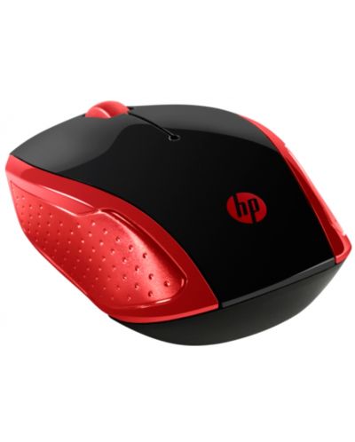 Ποντίκι HP - 200 Emprs, οπτικό, ασύρματο, κόκκινο/μαύρο - 2