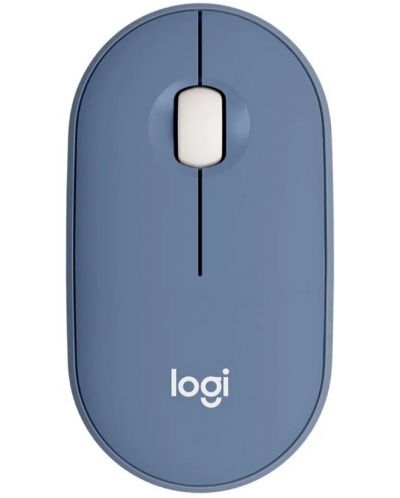 Ποντίκι Logitech - Pebble M350, οπτικό, ασύρματο, Blueberry - 2