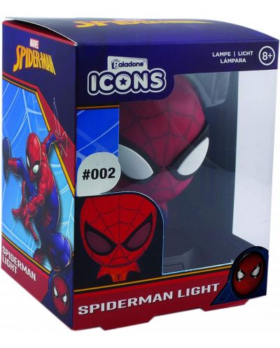 Μίνι φωτιστικό  Paladone Marvel: Spider-Man - Icon - 3