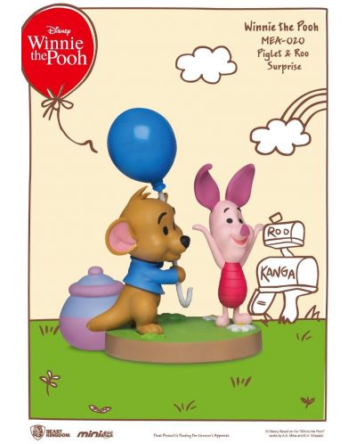 Μίνι φιγούρα  Beast Kingdom Disney: Winnie the Pooh - Piglet and Roo (Mini Egg Attack) - 3